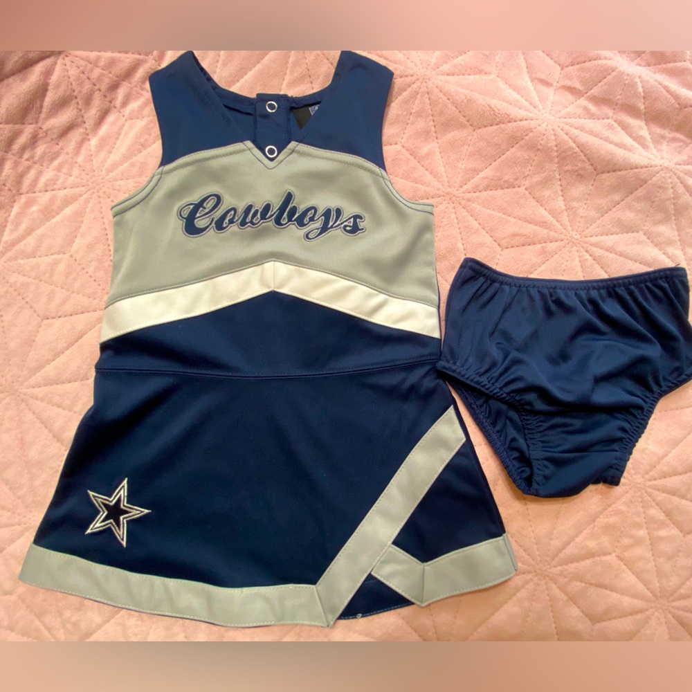 Toddler girls Dallas Cowboys cheerleader dress size 2T